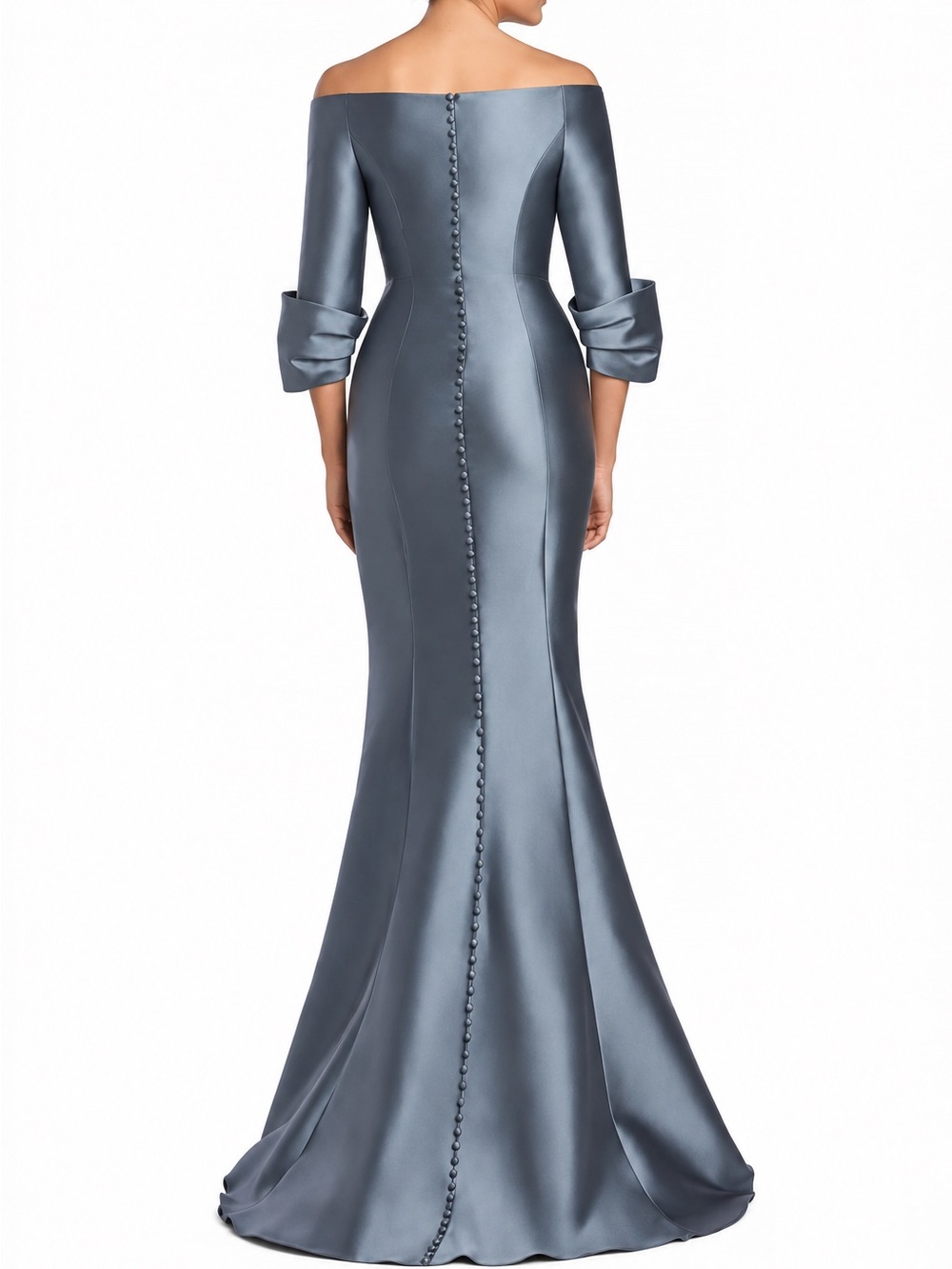 Alexander by Daymor 2060F24 - Quarter Sleeve V-Neck Evening Gown size 14 NEW